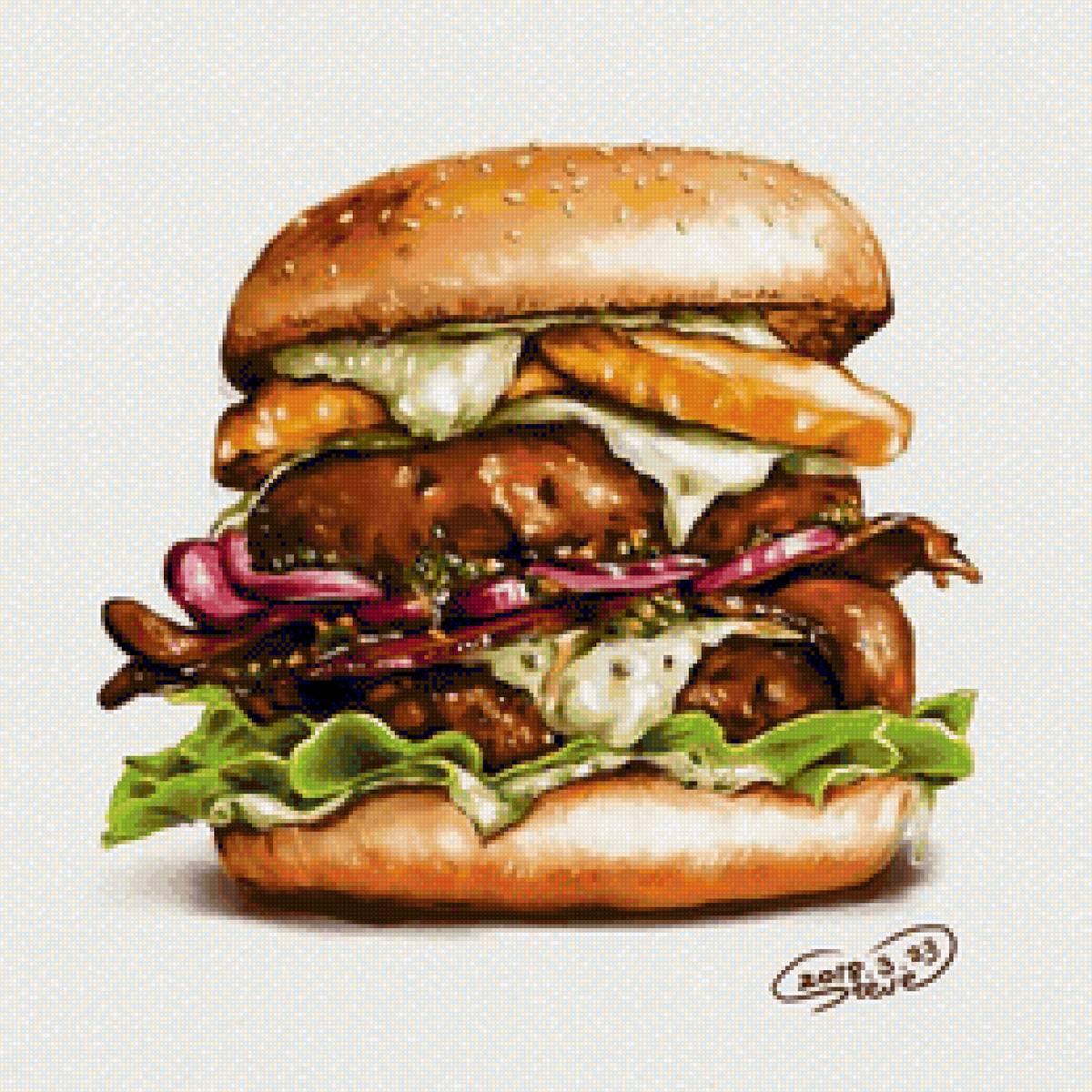 ДАБЛ-ГАМБУРГЕР - фаст-фуд - предпросмотр