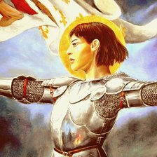 Схема вышивки «Жанна дАрк»