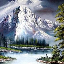 Схема вышивки «ПЕЙЗАЖ»