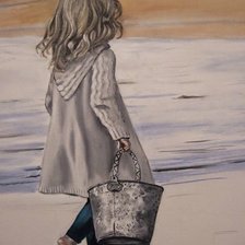 Схема вышивки «menina»