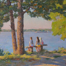 Схема вышивки «Летний вечер»