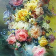 Схема вышивки «букет»