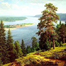 Схема вышивки «Пейзаж»