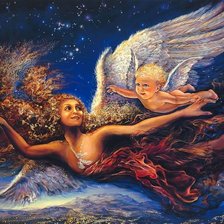 Схема вышивки «фея ночи»