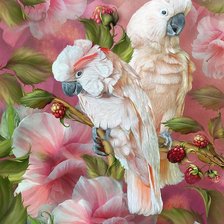 Схема вышивки «птицы»