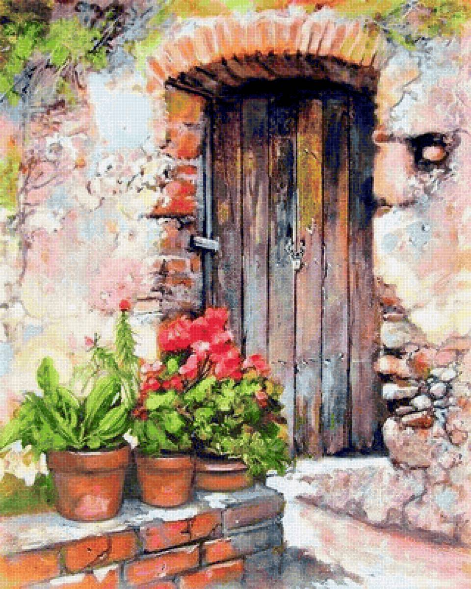 Старый дом - пейзажи - предпросмотр