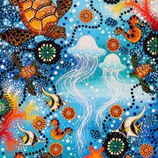 Схема вышивки «Морские обитатели»