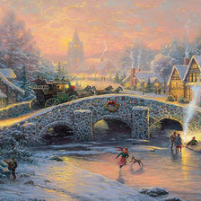 Схема вышивки «Зима каток»