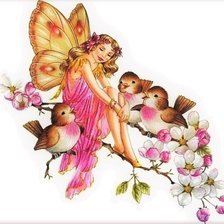 Схема вышивки «Фея»