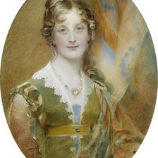 Схема вышивки «William Charles Ross. Портрет Джейн Дигби»