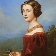 Схема вышивки «Йозеф Карл Штилер. Джейн Дигби»