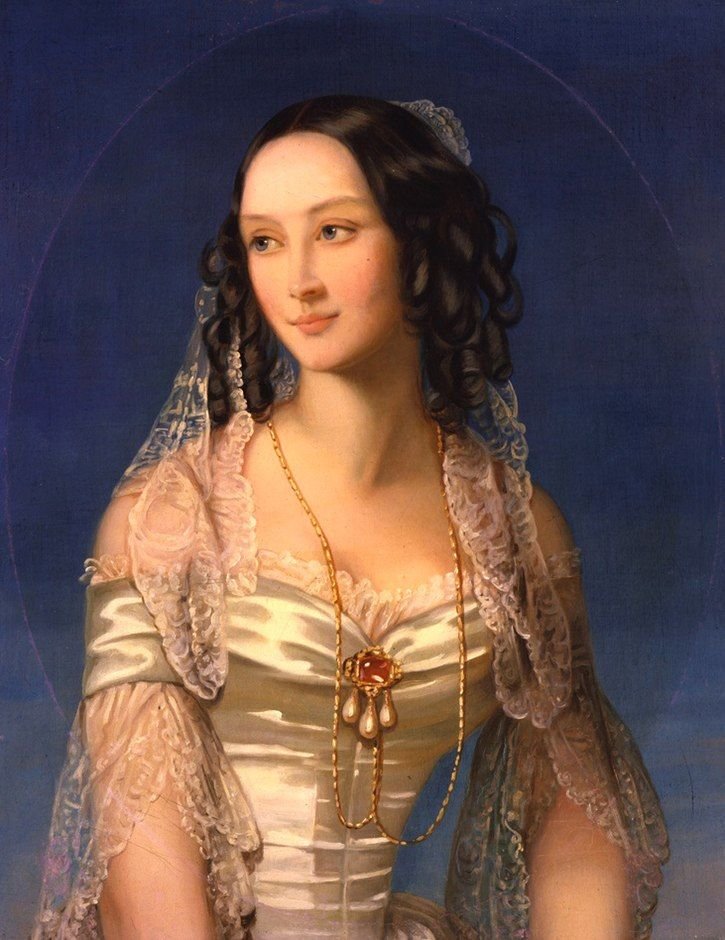 Кристина Робертсон. Зинаида Ивановна Юсупова (Нарышкина) - женщина, 19 век, девушка, портрет, живопись, дама - оригинал