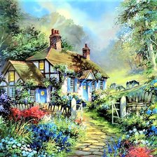 Схема вышивки «Dream house»