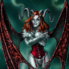 Схема вышивки «летучая,мышка»