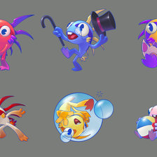 Схема вышивки «Мурлочата»