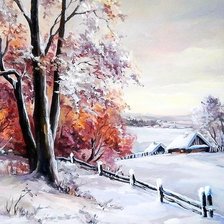 Схема вышивки «Winter»