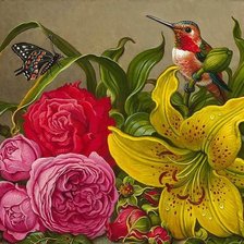 Ramalhete de flores.