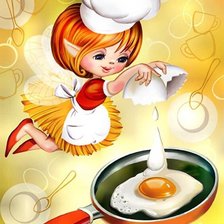 Схема вышивки «Фея кулинарии»