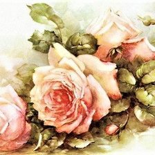 Схема вышивки «Austin roses»