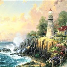 Схема вышивки «Light house»