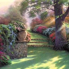 Схема вышивки «The park's alley»