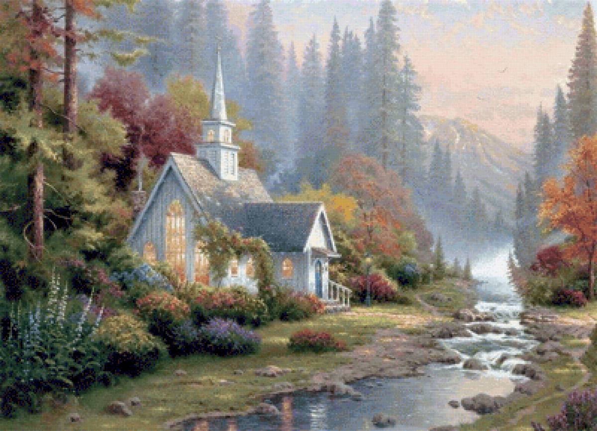 Mountaine house - пейзажи - предпросмотр