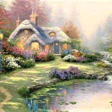 Схема вышивки «Everett cottage»