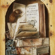 Схема вышивки «Gerard Willemenot. Натюрморт-обманка»