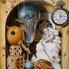 Схема вышивки «Gerard Willemenot. Натюрморт-обманка»