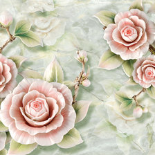 Панно цветочное