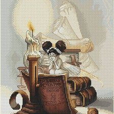 Схема вышивки «Перечитывание»