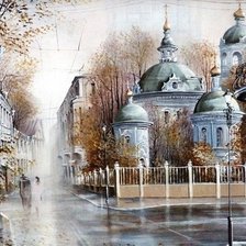 Схема вышивки «Город»