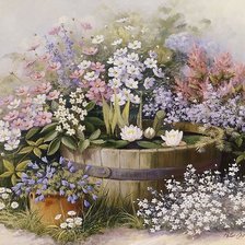 Схема вышивки «Букет цветов»