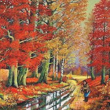 Схема вышивки «грибник»