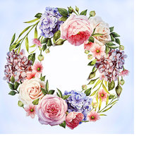 Схема вышивки «Серия "Веночки". Розы»