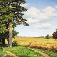 Схема вышивки «Пейзаж»