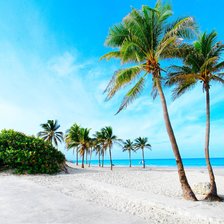 Схема вышивки «Кубинский пляж №2»