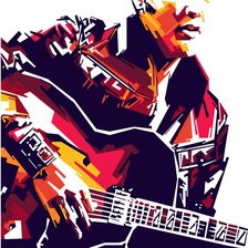 Схема вышивки «elvis presley»