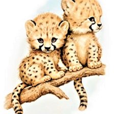 Схема вышивки «Leopardiki»