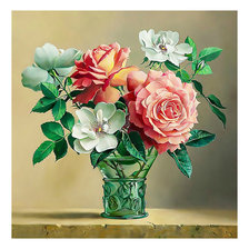 Схема вышивки «Букет с розами.»