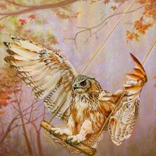 Схема вышивки «На качелях 2»