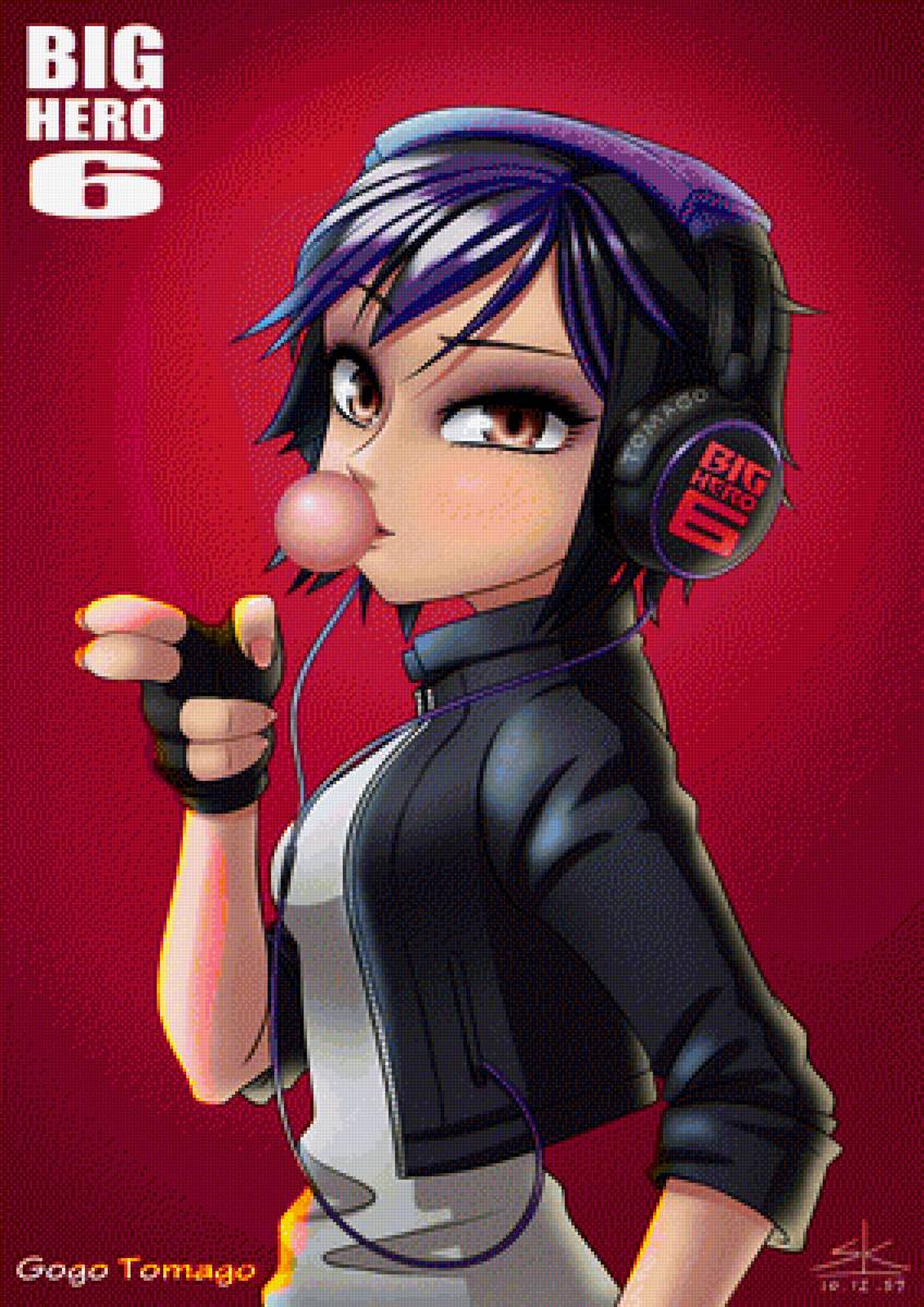 гого томаго города героев мультфильм - город героев, девушка, гого томаго, мультфильм, аниме, хомада - предпросмотр