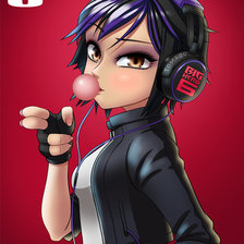 Схема вышивки «гого томаго города героев мультфильм»