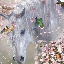 Схема вышивки «UNICORNIO»