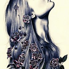 Схема вышивки «Роза»