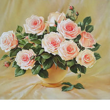 Схема вышивки «Розы»