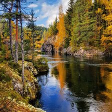 Схема вышивки «Пейзаж»
