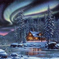 Схема вышивки «Зимняя сказка»