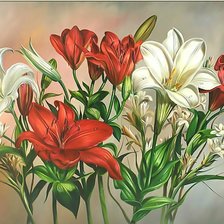 Схема вышивки «Boque de flores.»