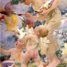 Схема вышивки «Агнелы»